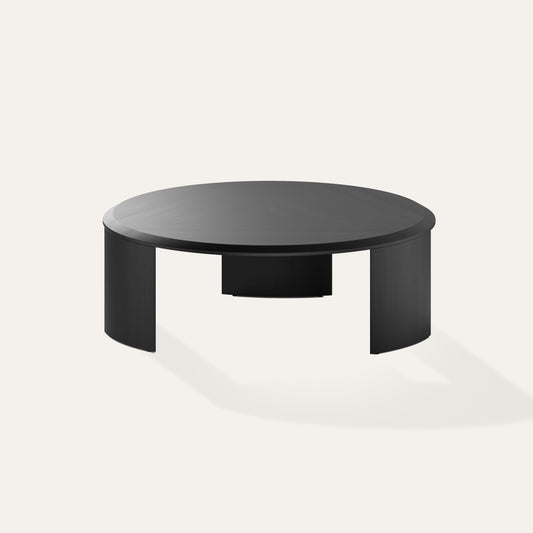 Table basse Quadro en chêne noir